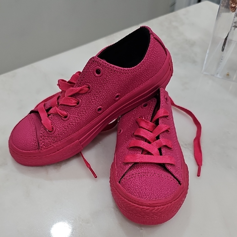 Converse All Star OX Hot Pink Sneakers Low-Top Girls Sz 11C